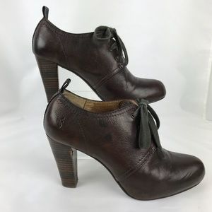Women’s Frye MIRANDA laced shooties booties heels
